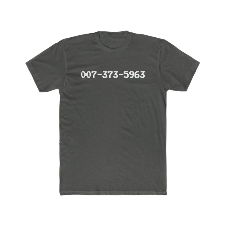 007 373 5963 shirt