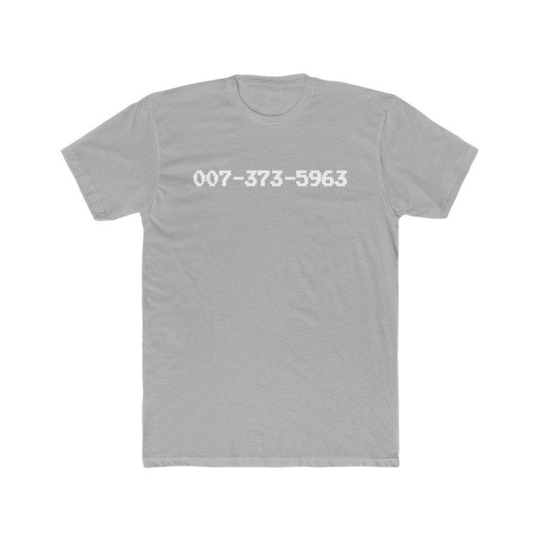 007 373 shirt meaning