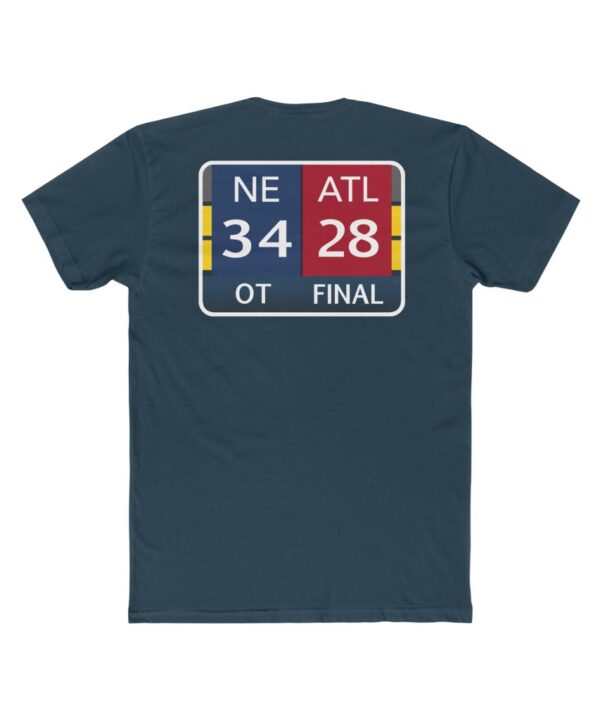 Alternative view of 28-3 Halftime 34-28 Final Super Bowl LI Tee
