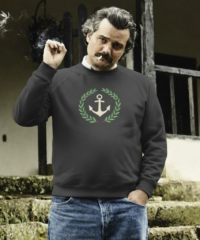 Pablo Escobar Anchor Wreath Sweater