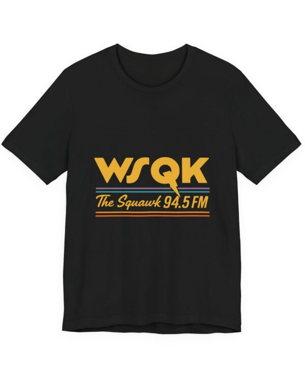 Alternative view of WSQK The Squawk 94.5 FM Radio Tee