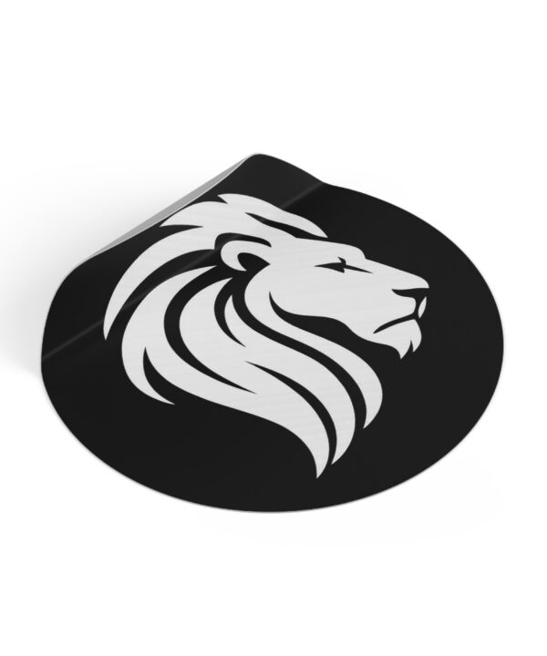 Alternative view of Tribe of Judah Lion Round Vinyl Stickers