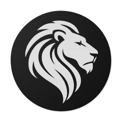 Tribe of Judah Lion Round Vinyl Stickers